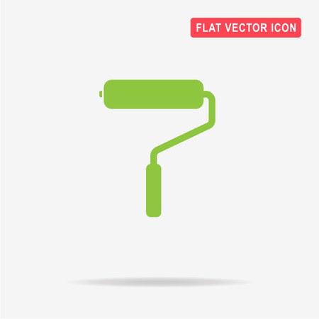 Paint roller icon. Vector concept illustration for design.のイラスト素材
