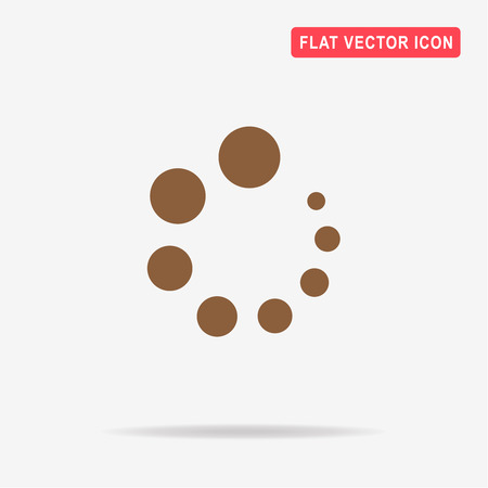 Loading icon. Vector concept illustration for design.のイラスト素材