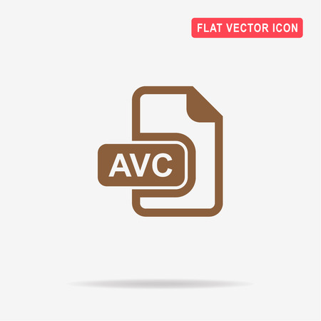 Avc icon. Vector concept illustration for design.のイラスト素材