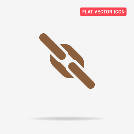 Link icon. Vector concept illustration for design.のイラスト素材