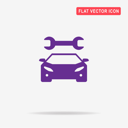 Auto service icon. Vector concept illustration for design.のイラスト素材