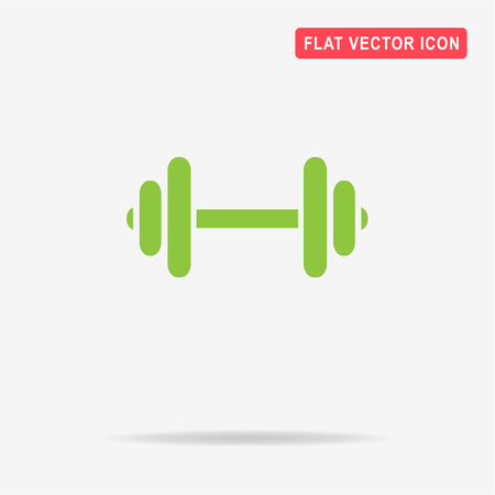 Dumbbell icon. Vector concept illustration for design.のイラスト素材