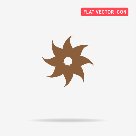 Flower icon. Vector concept illustration for design.のイラスト素材