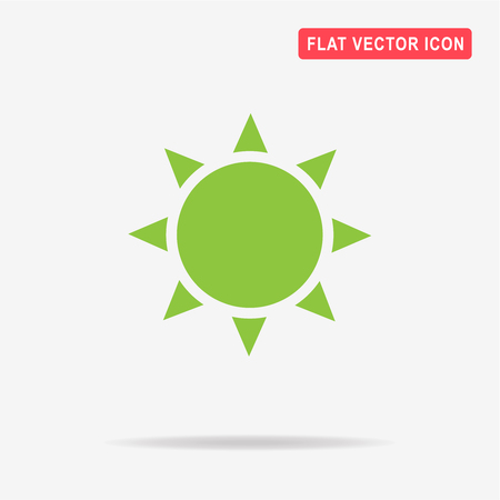 Sun icon. Vector concept illustration for design.のイラスト素材