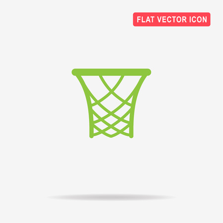 Basketball rim icon. Vector concept illustration for design.のイラスト素材