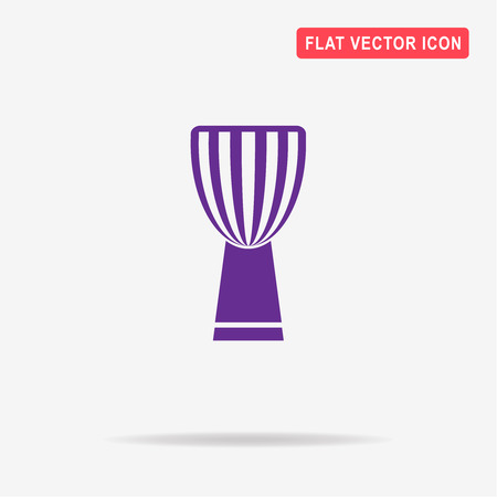 Djembe icon. Vector concept illustration for design.のイラスト素材