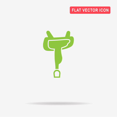 Saddle icon. Vector concept illustration for design.のイラスト素材