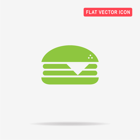 Cheeseburger icon. Vector concept illustration for design.のイラスト素材