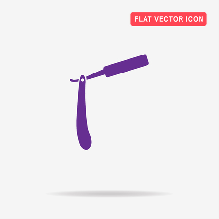 Razor icon. Vector concept illustration for design.のイラスト素材