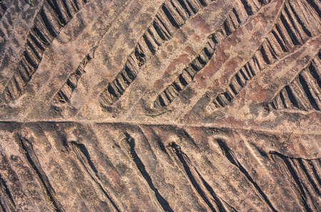 Line of clay  background