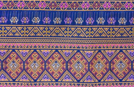 Detail of pattern Thai fabric design