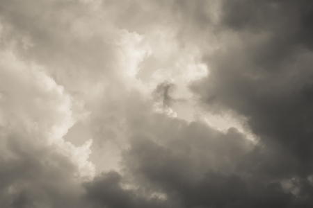 Dark sky cloud backgroundの写真素材