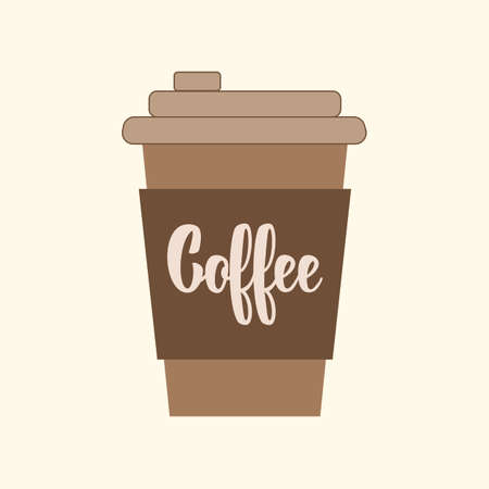 Logo template for a coffee shop, restaurant or cafe. Emblems, badges, stickers, banners. Coffee design elements.のイラスト素材
