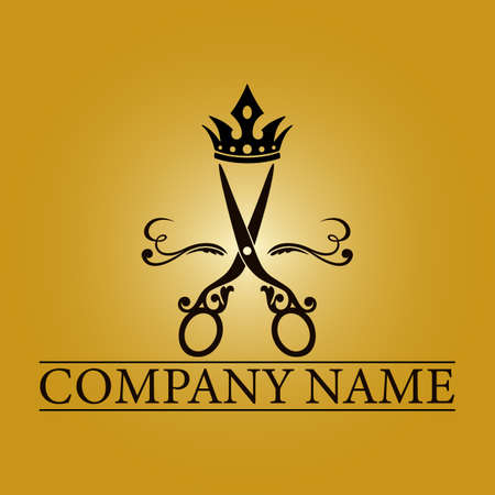 template for a beauty salon or hairdresser. Vector illustration.のイラスト素材