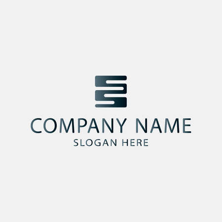 An abstract logo for a company, business center or store. Logo, badge, icon for business. Vector illustration.のイラスト素材