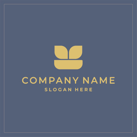 Logo concept for a children's toy store, natural cosmetics or confectionery. Distinctive sign for the company. Vector illustration.のイラスト素材