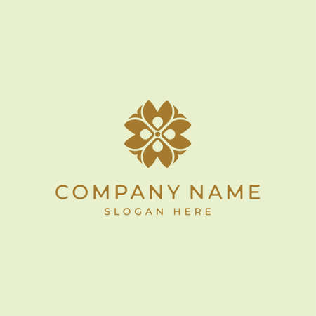 Logo for women's cosmetics, beauty salon, clothing store or clinic. Symbol, sign for business. Vector illustration.のイラスト素材