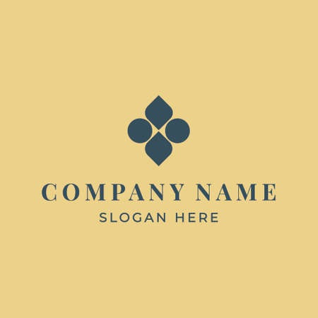 for a beauty salon, clothing store, cosmetics, spa complex, hotel or natural food store. Boho style icon. Vector sign for business.のイラスト素材