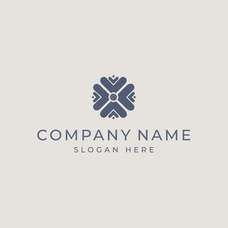 for a beauty salon, clothing store, cosmetics, spa complex, hotel or natural food store. Boho style icon. Vector sign for business.のイラスト素材