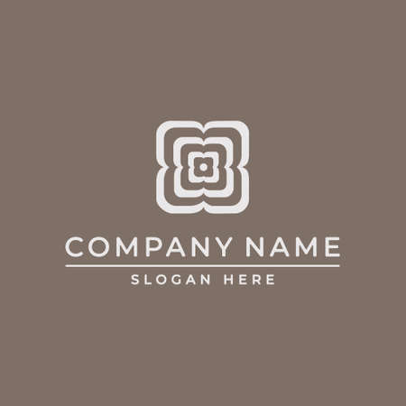 Abstract  for a beauty salon, clothing store, eco-products or natural cosmetics. Brand symbol. Vector image.のイラスト素材