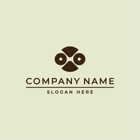 Abstract logo for a company, business center, fitness center or store. A brand mark for a business. Vector image.のイラスト素材