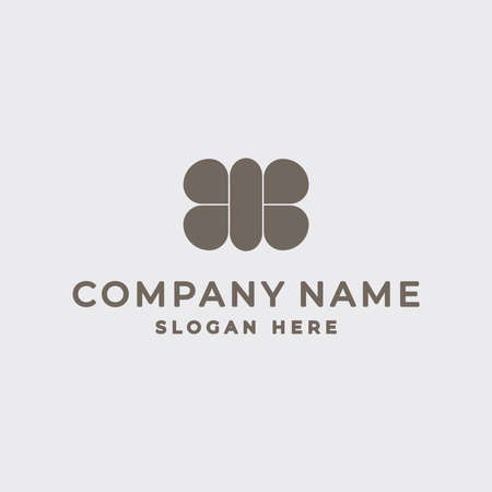 Abstract logo for a children's store or home textiles.Business logo. Vector image.のイラスト素材