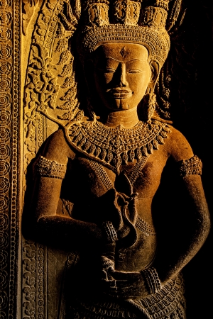 Apsara, Angkor Watの写真素材