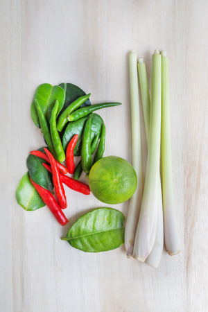 Tom Yum ingredientsの写真素材