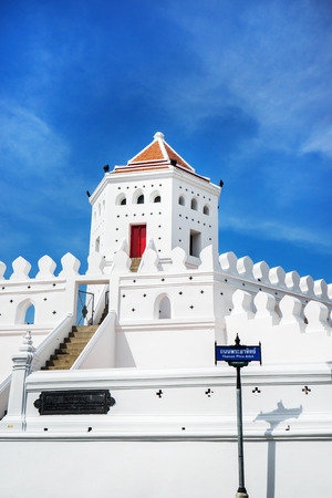 Phra Sumen Fort, Famous fort  in  Thailandのeditorial素材