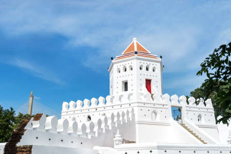 Phra Sumen Fort in Bangkok, Thailandのeditorial素材