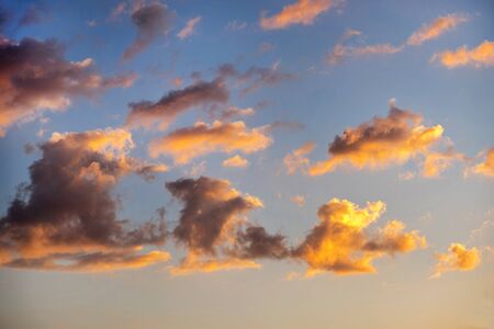 sunset dramatic cloud skyの写真素材