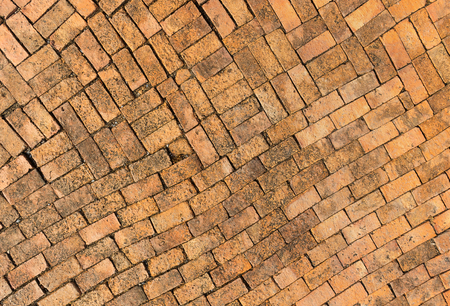 brick floor background patternの写真素材