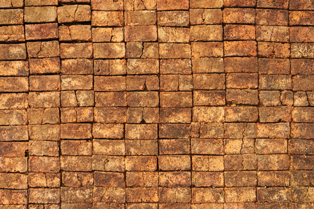 brick floor background patternの写真素材