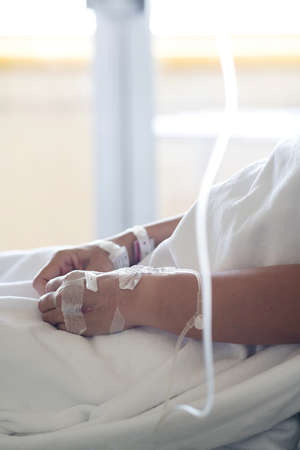 patient recovery in hospital - medical conceptの写真素材