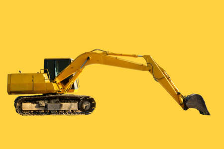 Excavator is  a heavy construction equipment consisting of a boom, dipper (or stick), bucket and cab...