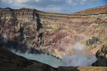 Aso volcano, Japanの写真素材