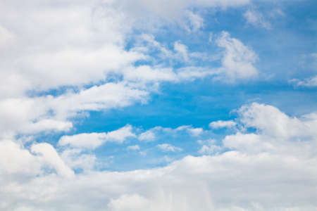Sky blue in springの写真素材