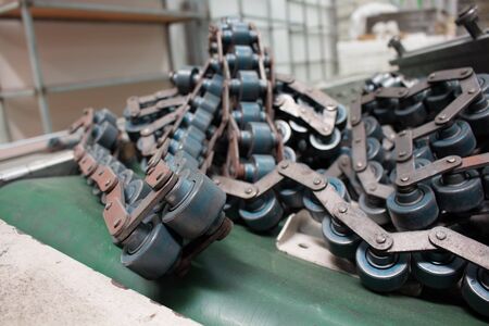 Line Conveyor old Industrial Or manufacturing industryの写真素材