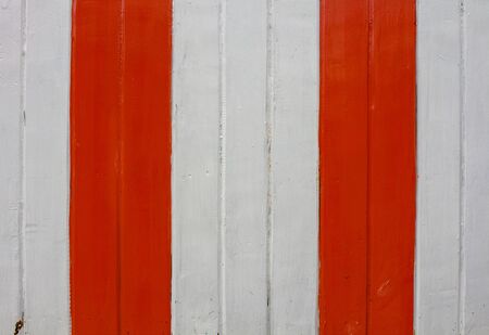 The Wood surface painted in two colors