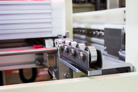 The ball bearing for conveyor material in machineの写真素材