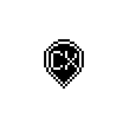 CX creative letter logo design concept for sale in high quality professional design that will print well across any print mediaの写真素材