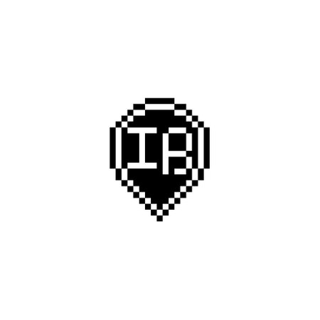 IB creative letter logo design concept for sale in high quality professional design that will print well across any print mediaの写真素材