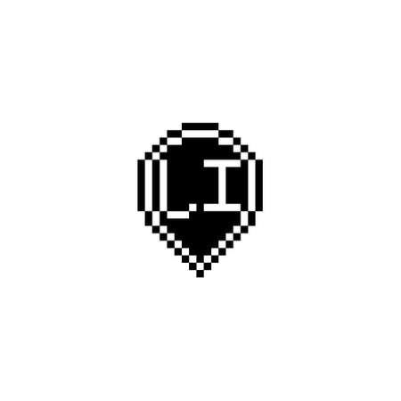 LI creative letter logo design concept for sale in high quality professional design that will print well across any print mediaの写真素材