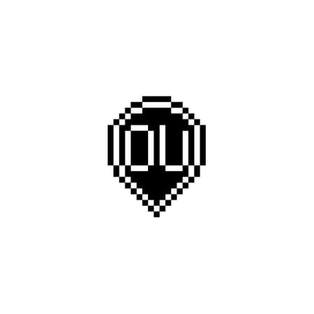 OU creative letter logo design concept for sale in high quality professional design that will print well across any print mediaの写真素材