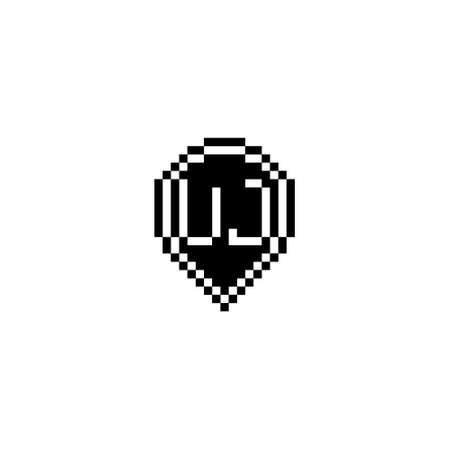 UJ creative letter logo design concept for sale in high quality professional design that will print well across any print mediaの写真素材