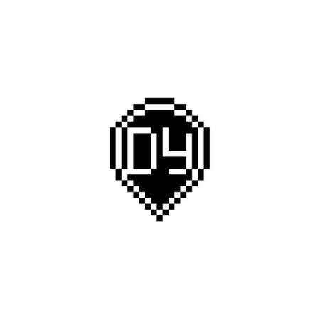 DY creative letter logo design concept for sale in high quality professional design that will print well across any print mediaの写真素材