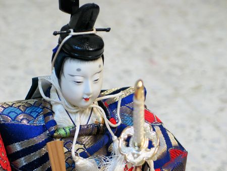 a Japanese doll used for a festival for girlsの写真素材