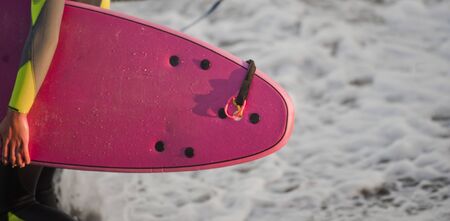 detail surfboard with sea in the backgroundの写真素材