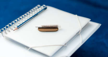 Medical Hashis in the Kingdom of Morocco - CBD medical Moroccan cannabis hashish piece on cigar...