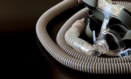 assisted respirator mask on medical work tableassisted respirator mask on medical work tableassisted respirator mask on medical work tableassisted respirator mask on medical work tableassisted respiの写真素材